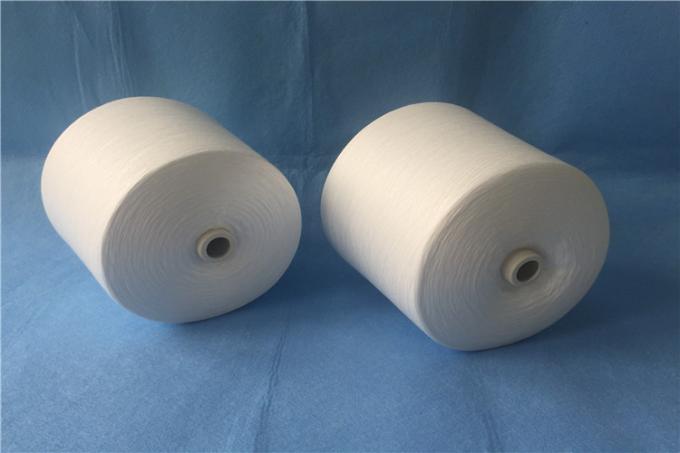 Пряжа полиэстера 50/3 полиэстер Семи скучная повторно использованная для шить потока с бумажным конусом